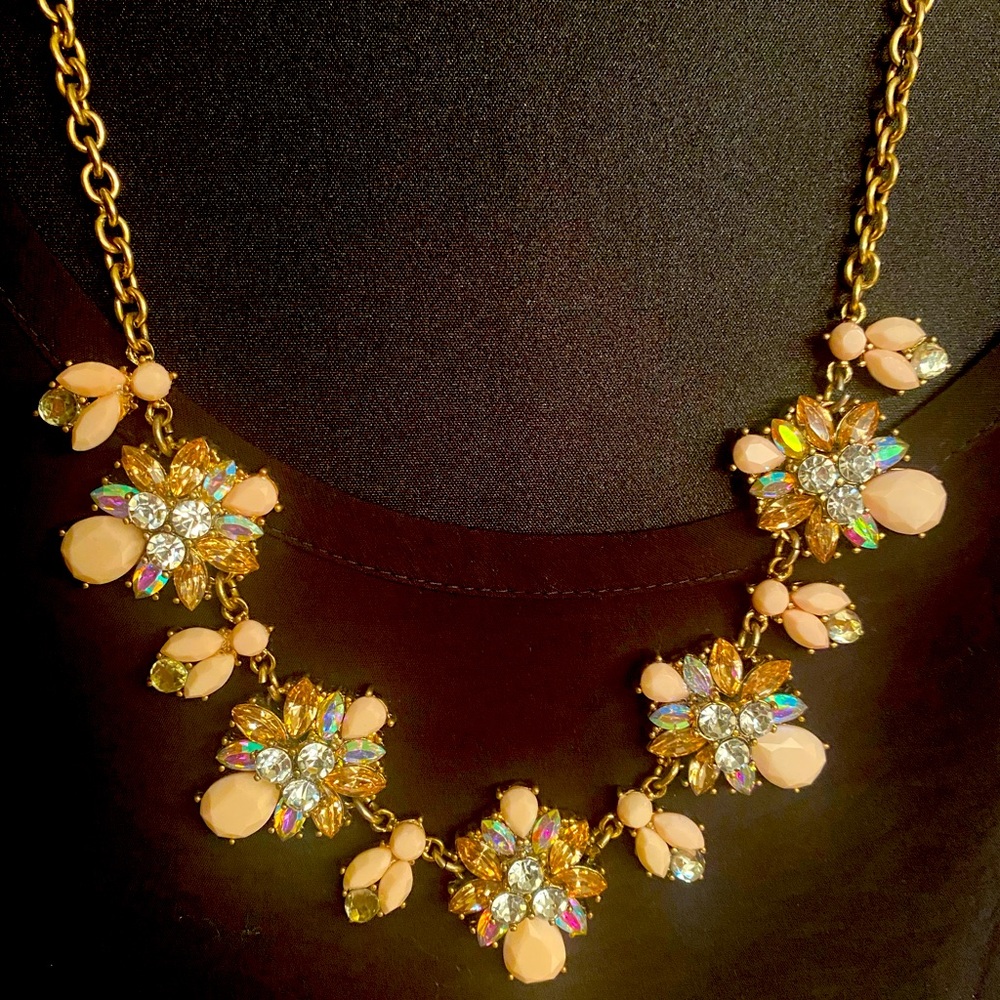 Pink sparkle necklace